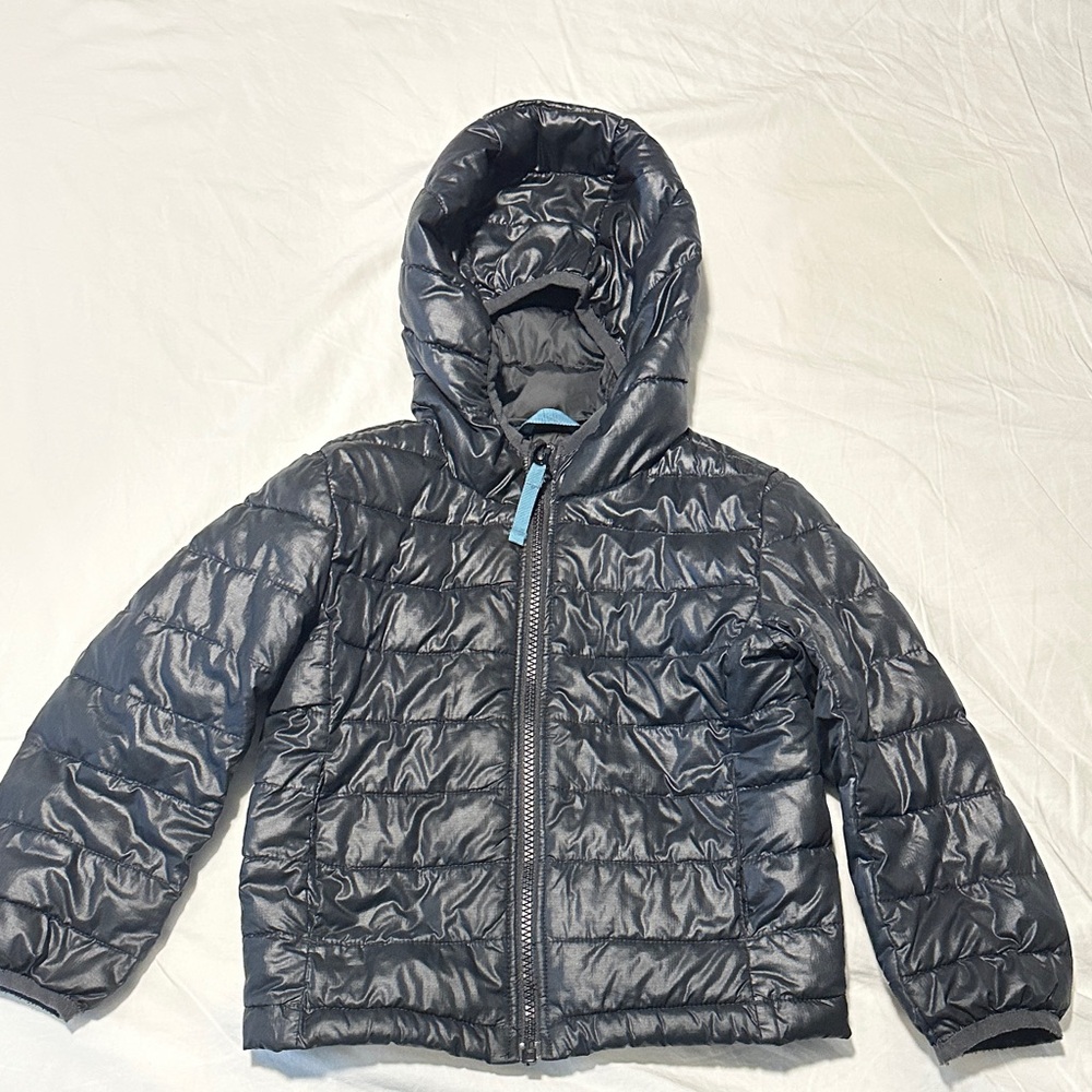 Primary Lightweight Puffer Jacket with Hood